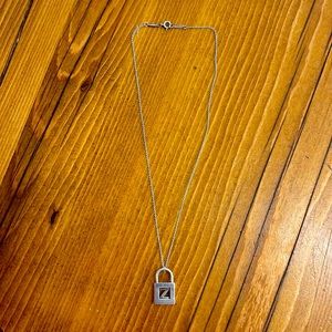 Tiffany Letter Lock Necklace - Z